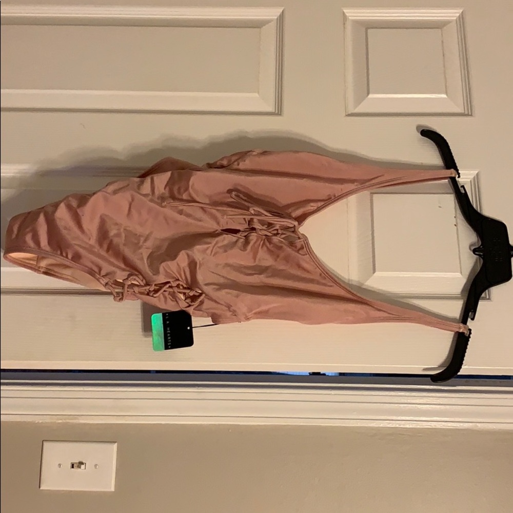 LA hearts one piece swimsuit